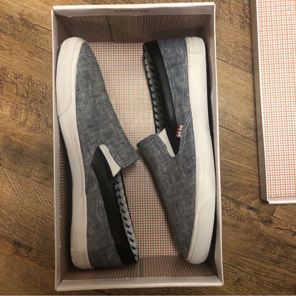 Ben Sherman mens slip in size 14 navy linen like new